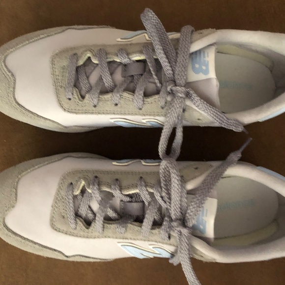 New Balance 515H platform sneakers, size 10, light blue/gray, like new! - Picture 5 of 8